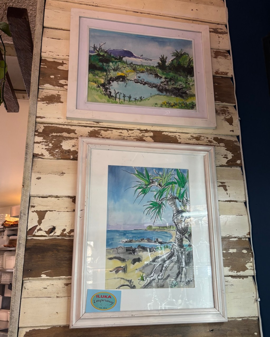 My artwork in Freshwater Kitchen&nbsp;cafe