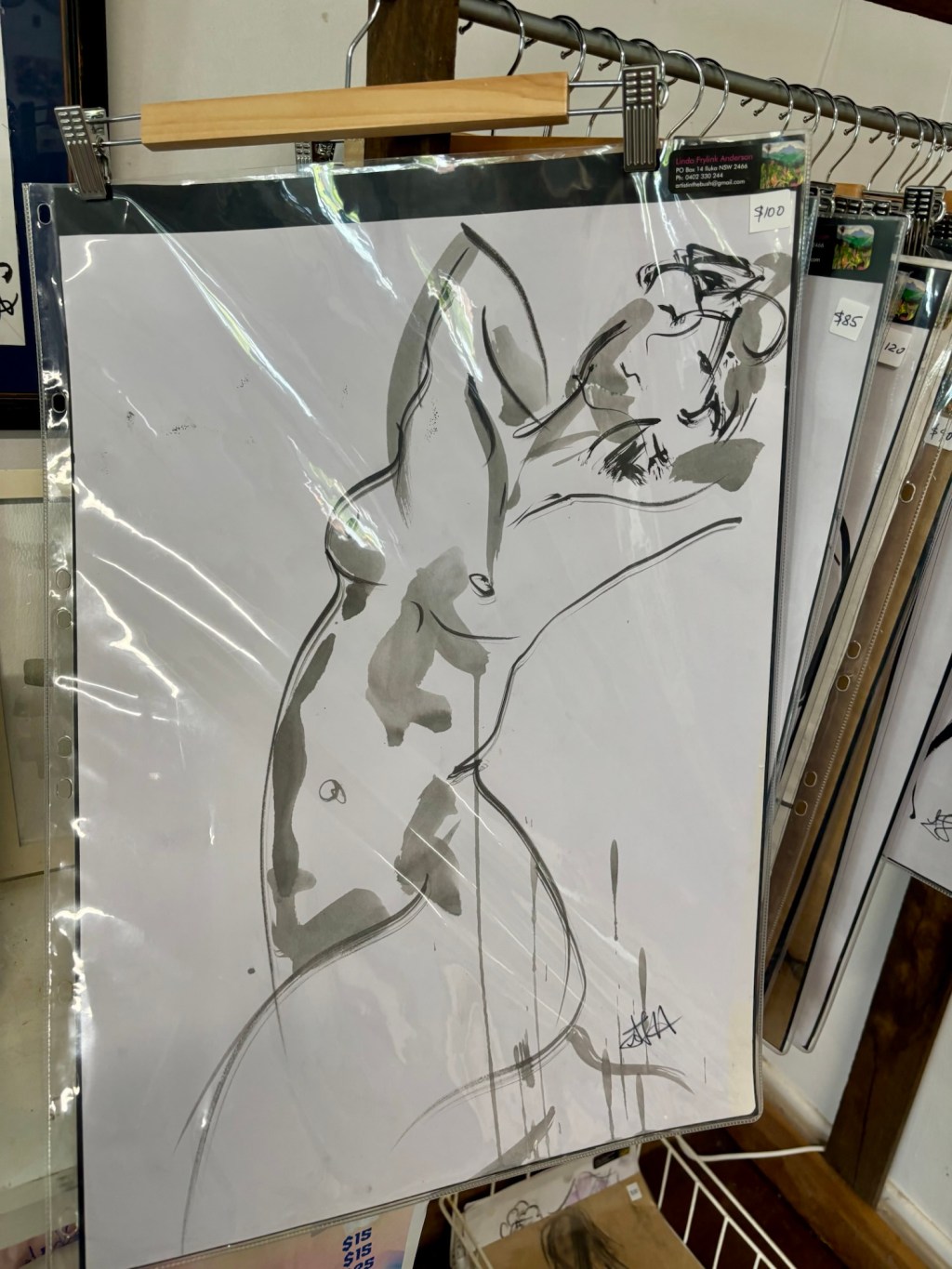 Life Drawings on display