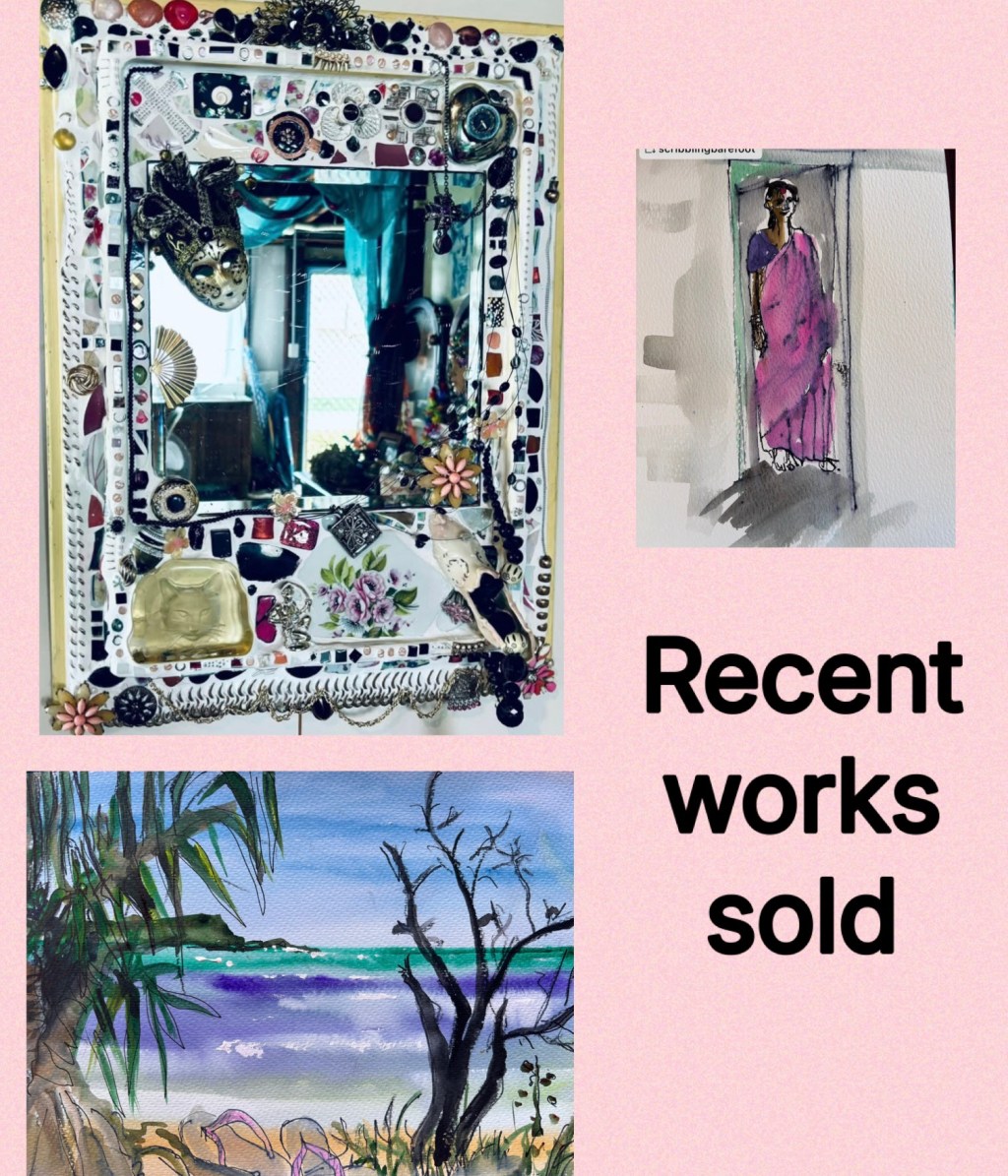 Witchery Mosaic & 2 watercolours&nbsp;sold
